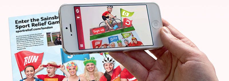 Sport Relief have enlisted the help of augmented reality app Zappar, to bring to life their direct mail campaign with a sprinkling of AR magic. Over one million mailshots will be delivered to homes across London, Glasgow, Cardiff and Manchester, courtesy of the Royal Mail.